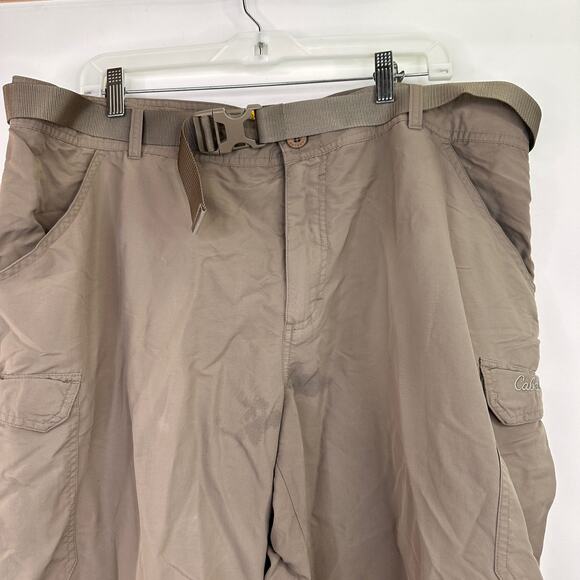 Cabela's Classic Fit Khaki Convertible Nylon Hiking Pants Size 40 - Picture 6 of 10